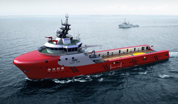 “海洋石油635”6500匹油田守护船